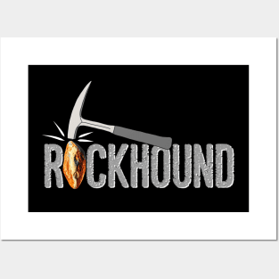 Rockhound Rock Pick Geology Hammer Rockhounding Gift Posters and Art